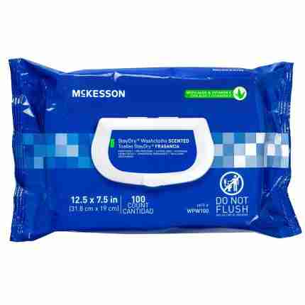 McKesson Disposable Washcloths 96ct