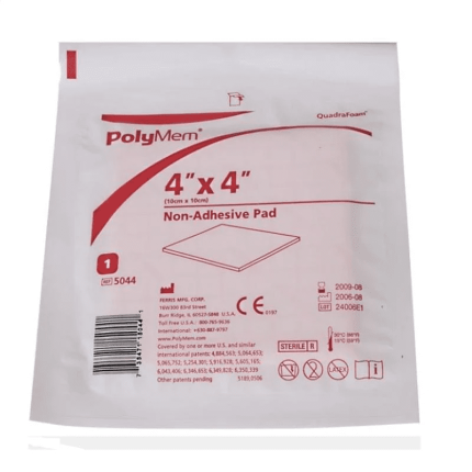PolyMem Non-Adhesive Pad 4"x4" EACH