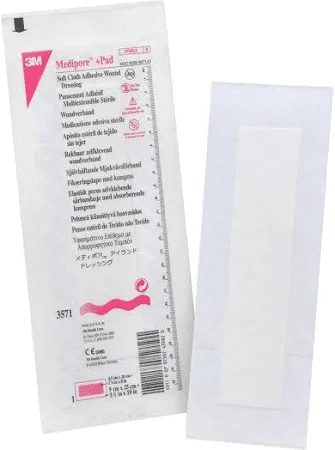 Medipore + Pad 3-1/2"x10" EACH