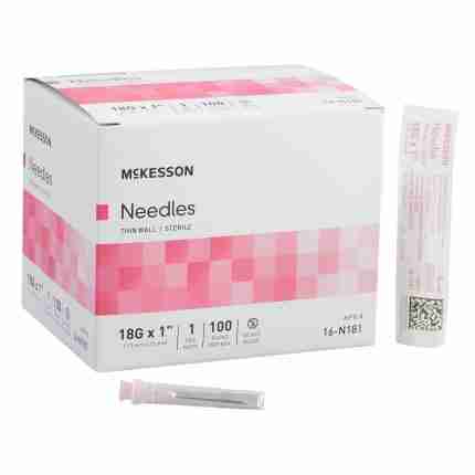 NEEDLE 18G X 1 EA