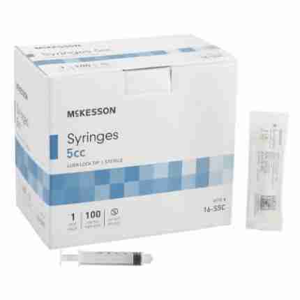 SYRINGE 5CC LL BOX/100