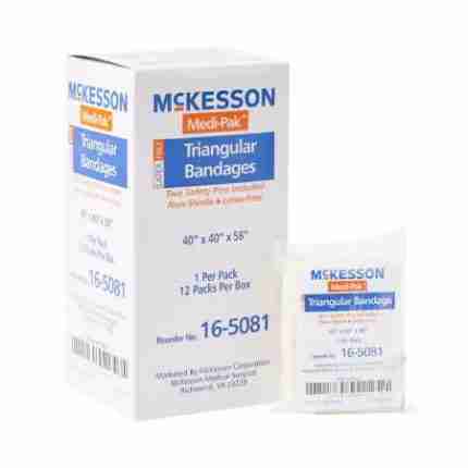 McKesson Triangular Bandage 40"x40"x56"