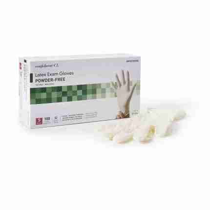 LATEX GLOVES PF BOX/100 (SM)