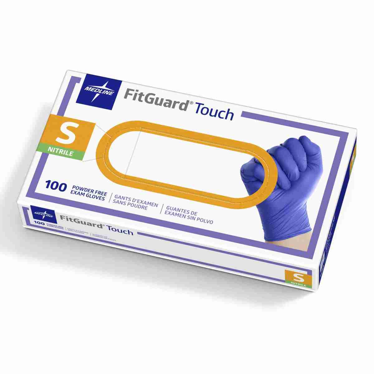 NITRILE GLOVES PF BOX/100 (SM, BLU)