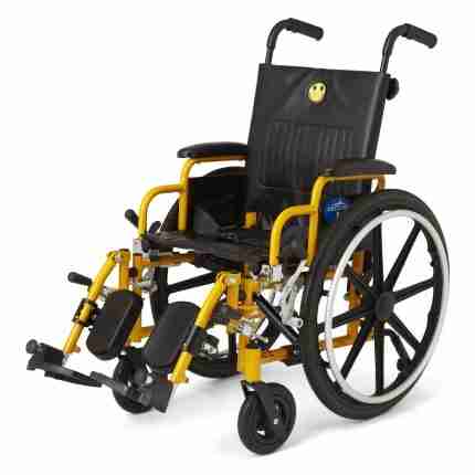 PEDIATRIC / CHILD KIDS WHEELCHAIR - 14" Seat Elevating Leg Rests