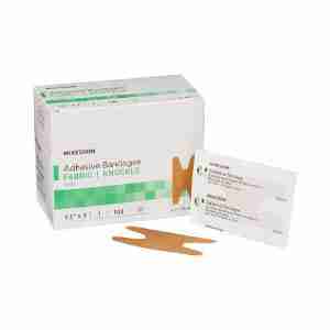 McKesson Fabric Adhesive Bandage Knuckle 1-1/2"x3" BOX