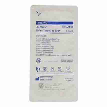 FOLEY INSERTION TRAY W/ 10CC SYRINGE