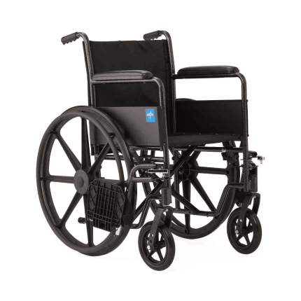 18'' K1 GUARDIAN BASIC WHEELCHAIR - FULL LENGHT ARM