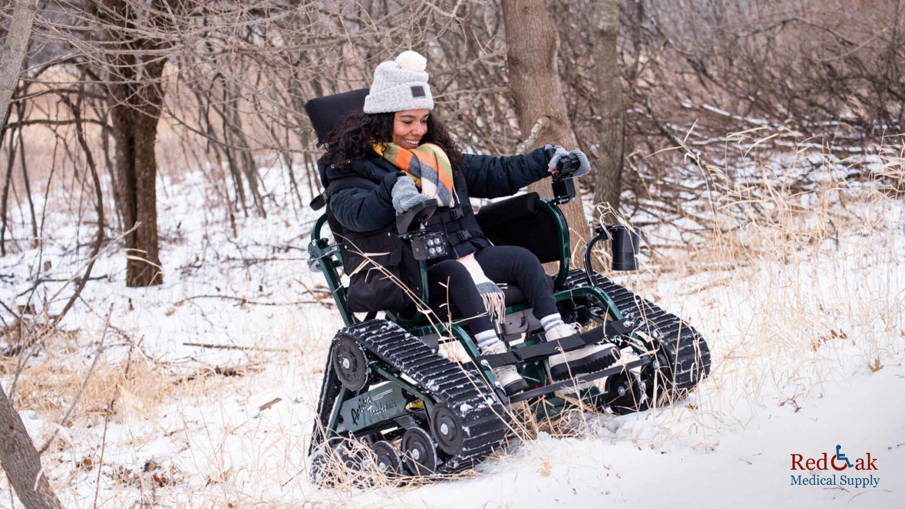 Powered Wheelchairs with Winter Upgrades